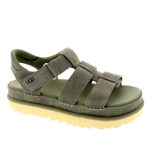NIB SZ 6.5 UGG Goldenstar Strap Fisherman Sandals in “Moss” (Gray/Green)❣️ - Picture 3 of 7